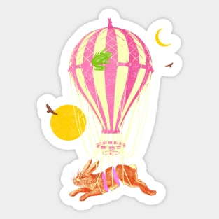 RABBIT BALLON (alt) Sticker